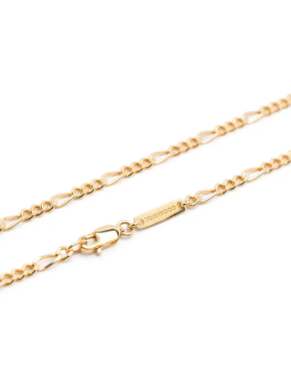 Tom Wood Silm Bo Chain Necklace | Gold | FARFETCH