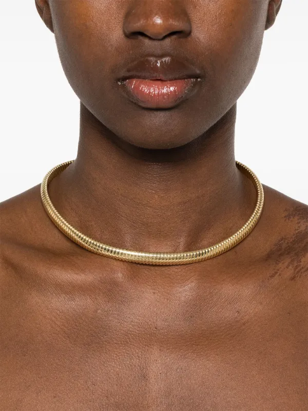 TOM WOOD Herringbone Chain Gold