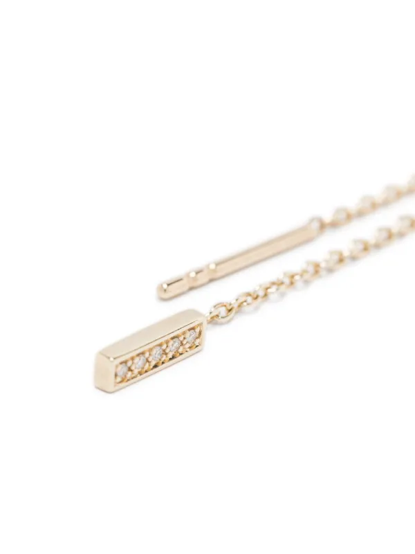 Tom Wood Diamonds Sleek Ear Chain 64mm | ゴールドトーン