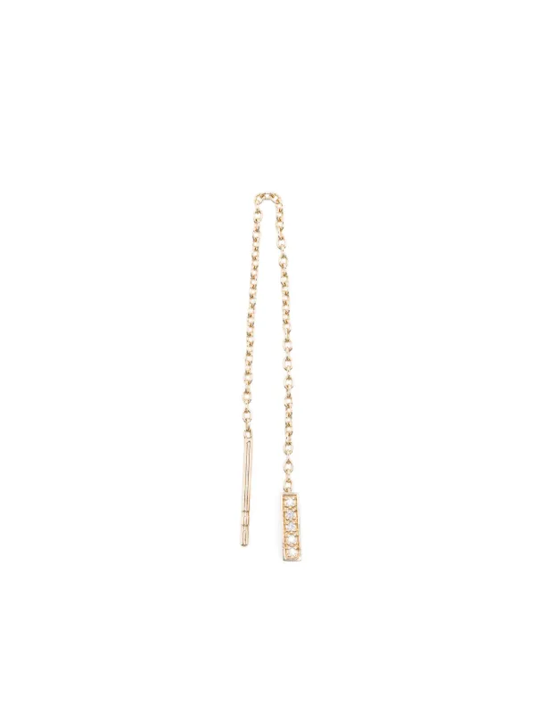 Tom Wood Diamonds Sleek Ear Chain 64mm | ゴールドトーン