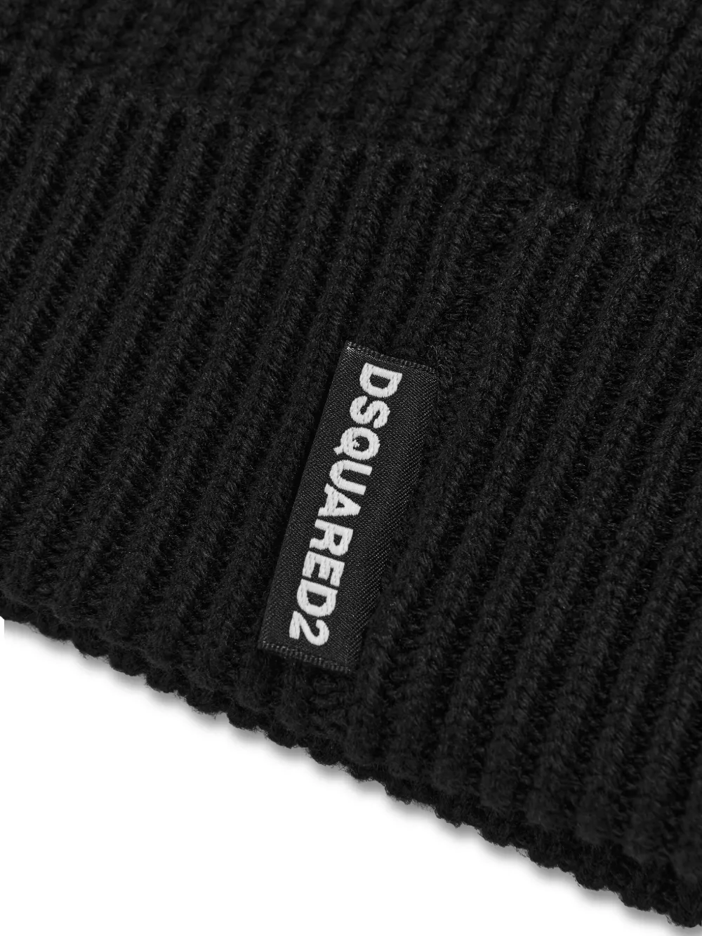 DSQUARED2 KIDS Muts met geborduurd logo Zwart