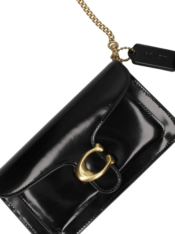 Coach black clutch bag sale