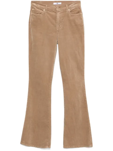 7 For All Mankind velvet trousers