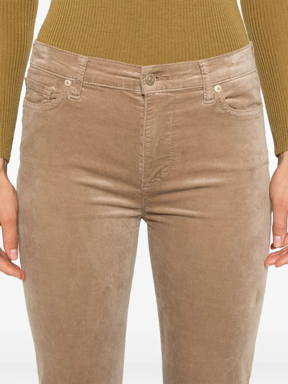 7 For All Mankind Fluwelen broek Bruin