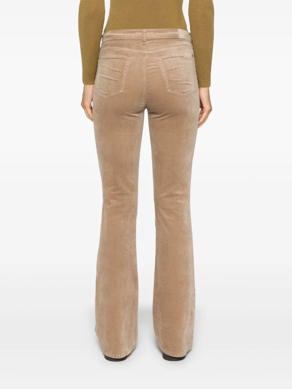 7 For All Mankind Fluwelen broek Bruin