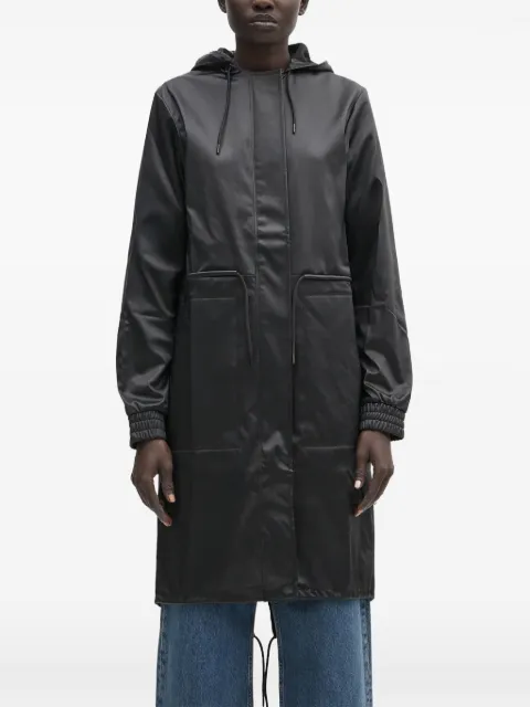 Rains String hooded pocket parka