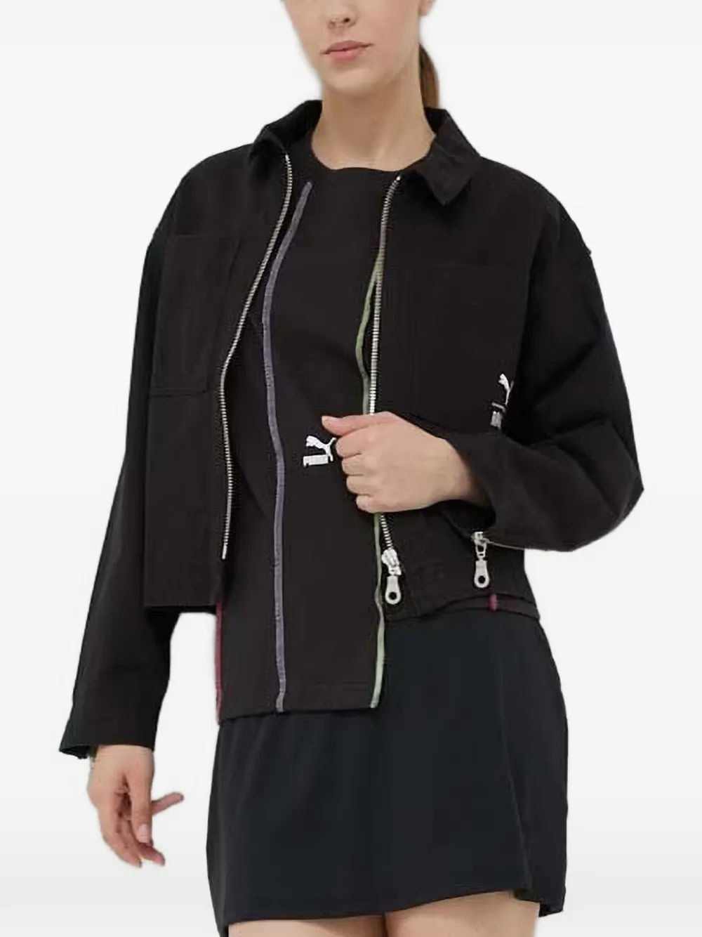 PUMA x The Ragged Priest twill jacket - Schwarz