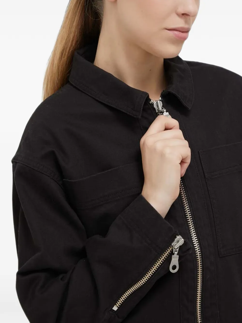 PUMA x The Ragged Priest twill jacket Zwart