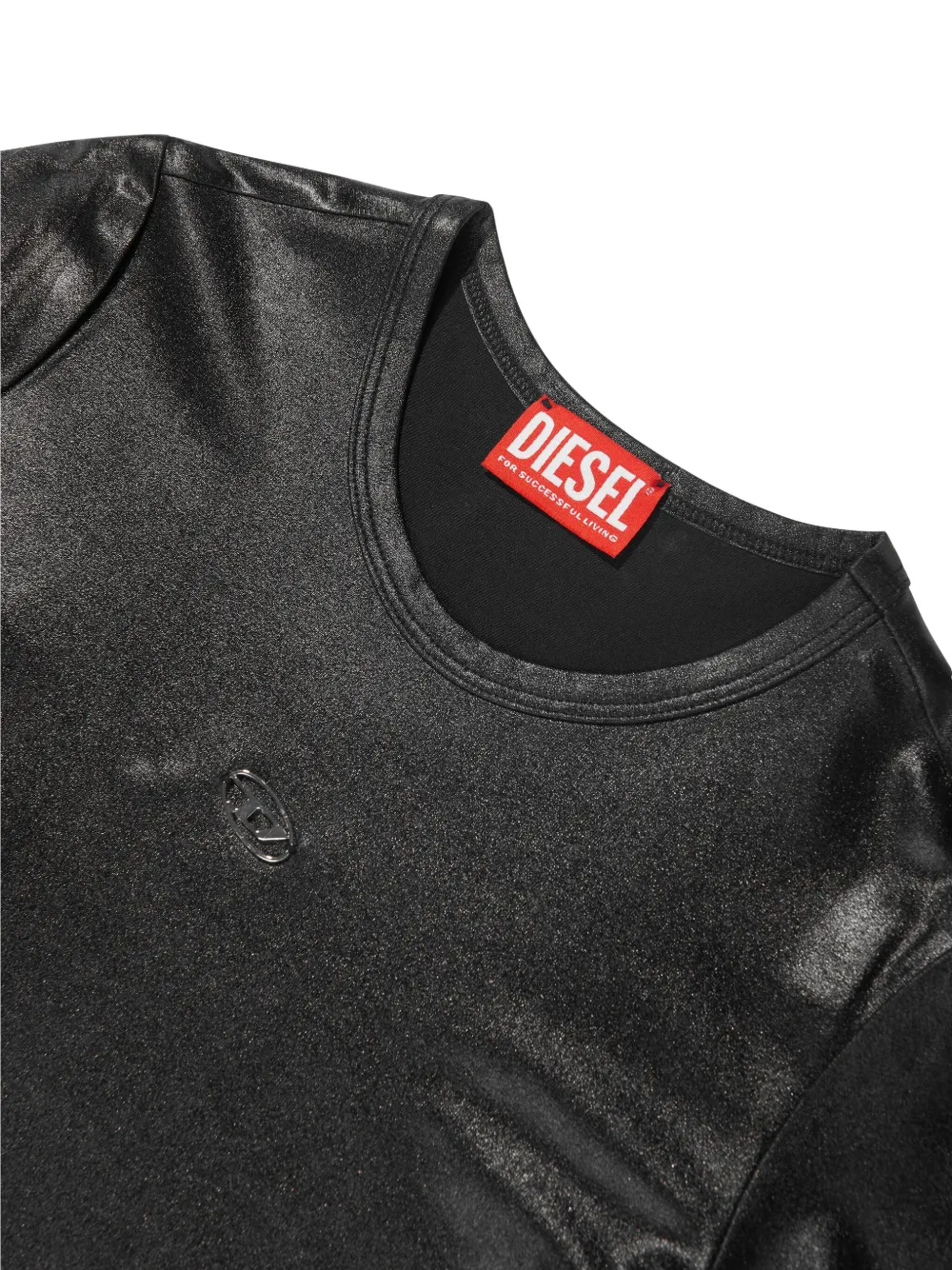 Diesel Kids Katoenen jurk Grijs