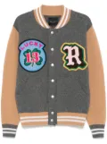 Roberto Collina patch-detail bomber jacket - Grey