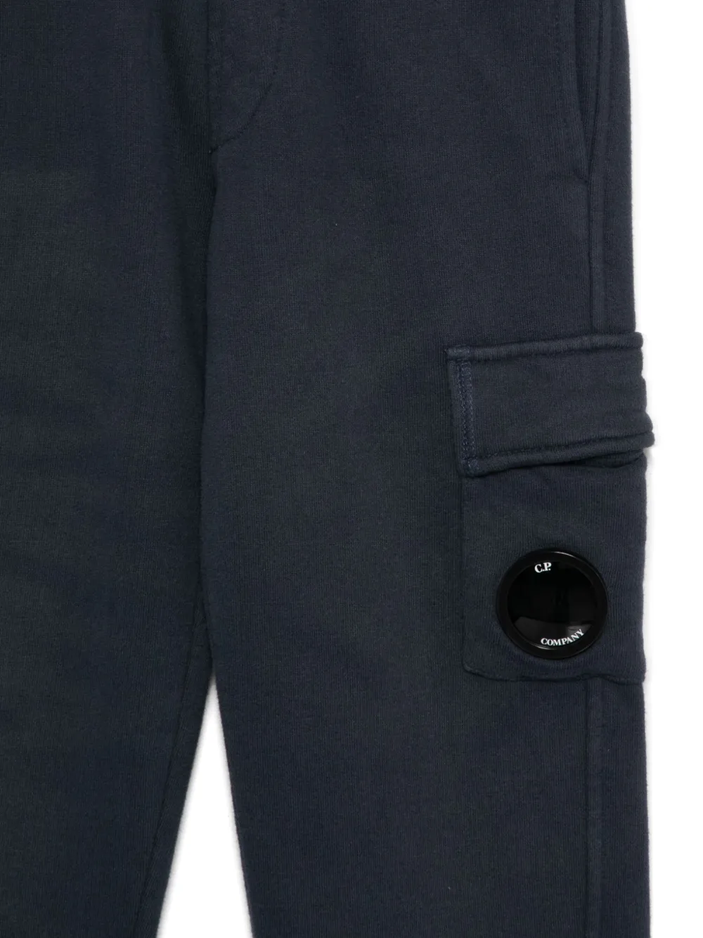 C.P. Company Kids Trainingsbroek met detail Blauw