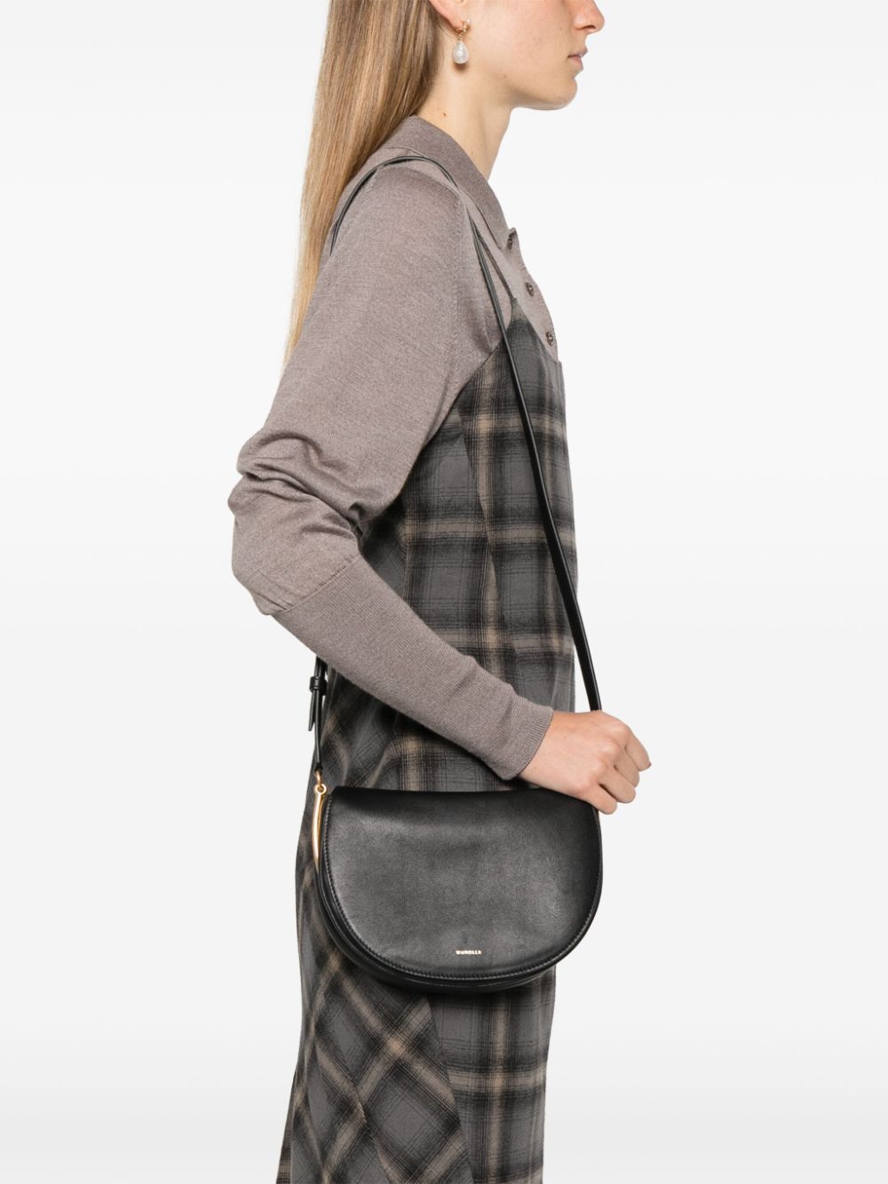 Shop Wandler Kate Shoulder Bag In Black