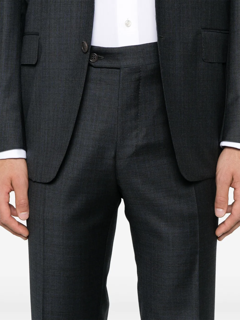 Canali Wollen pak Blauw