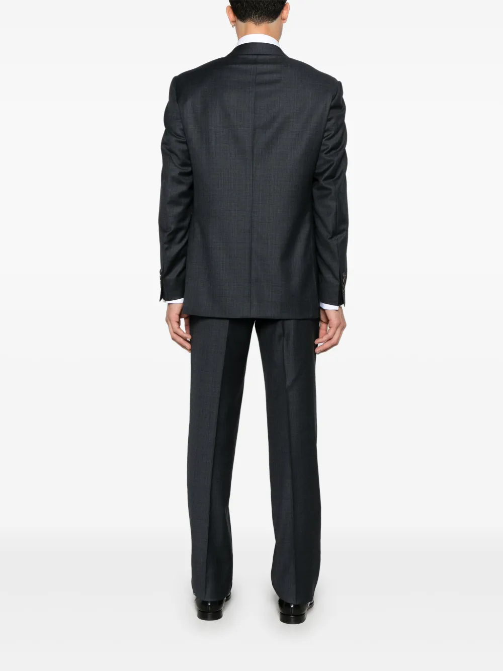 Canali Wollen pak Blauw