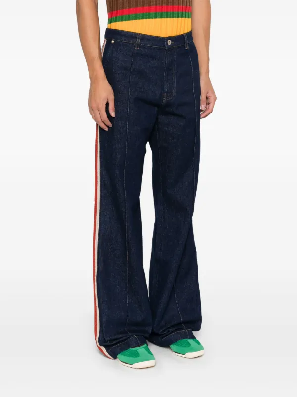 Wales Bonner Shadow Jeans | Blue | FARFETCH