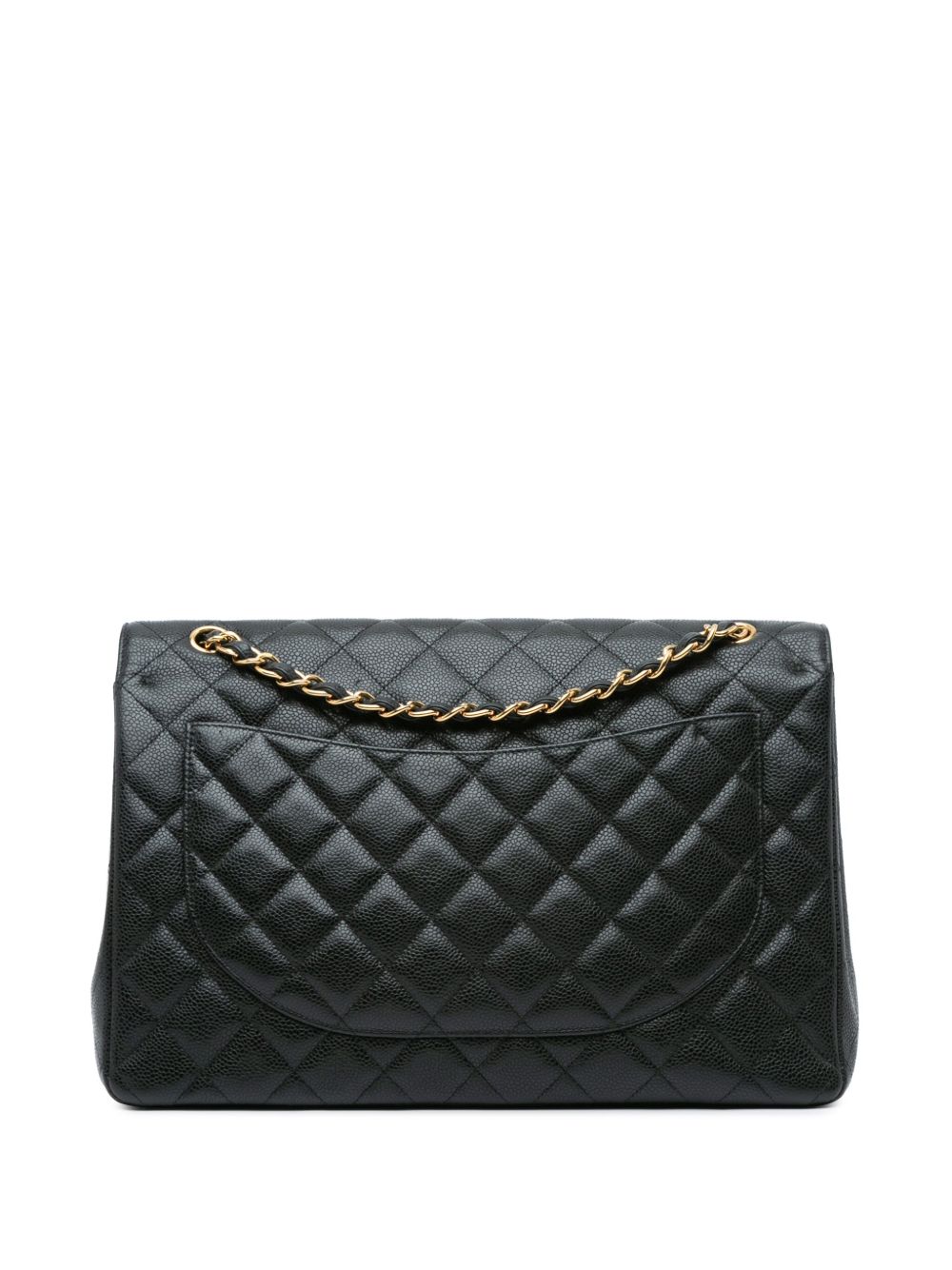 CHANEL Pre-Owned 2011 Maxi Classic Caviar Double Flap shoulder bag WOMEN