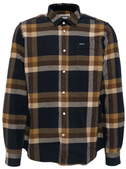 Barbour check pattern shirt