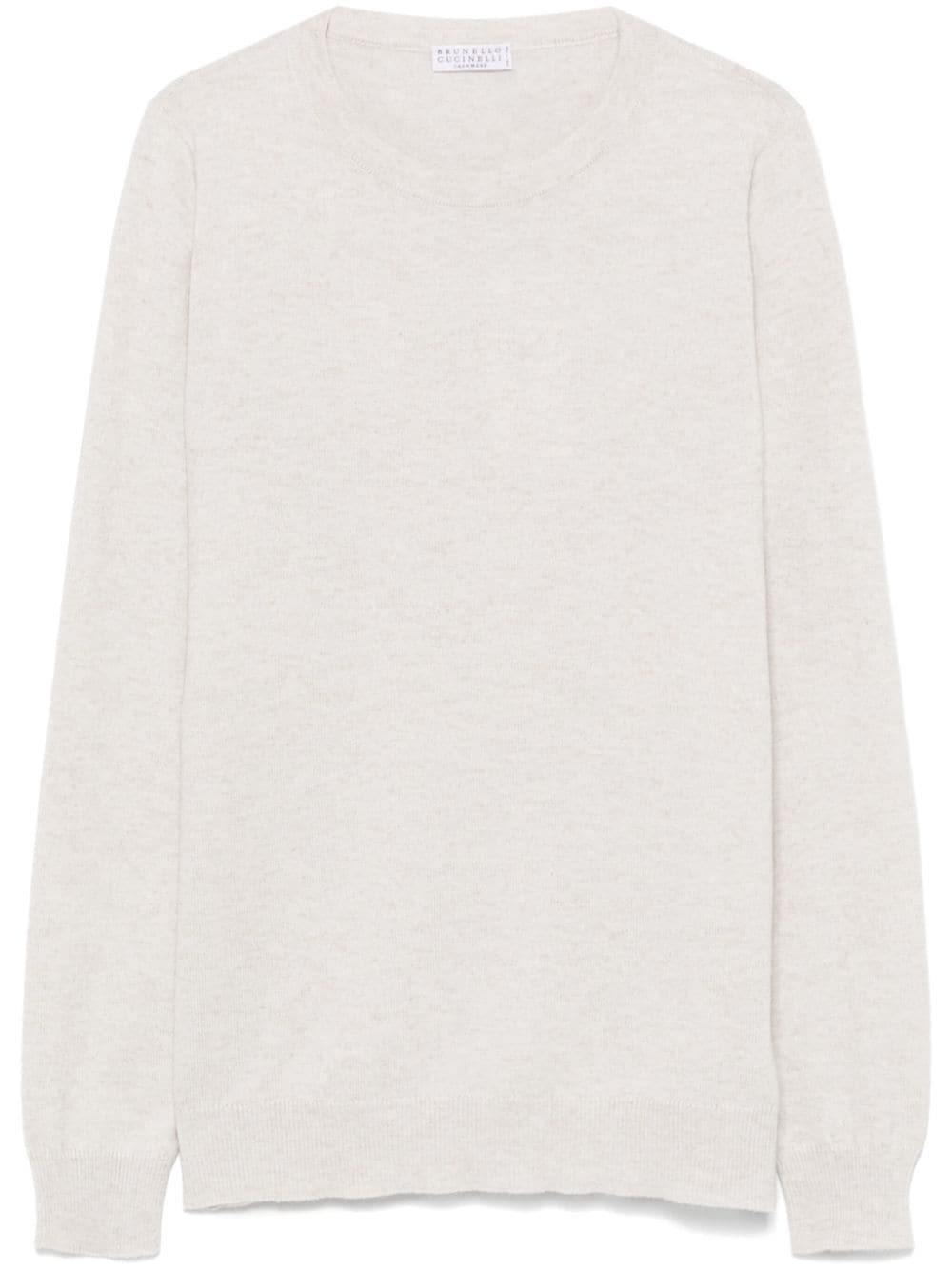 Shop Brunello Cucinelli Cashmere Sweater In Neutrals