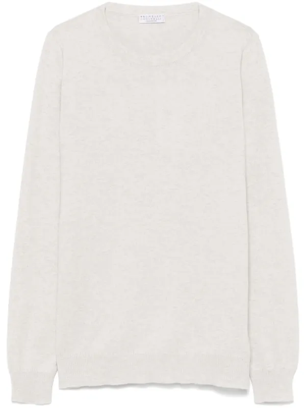 Brunello Cucinelli カシミア セーター | ニュートラル | FARFETCH JP