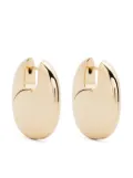 Tom Wood large Pebble hoop earrings - Gold