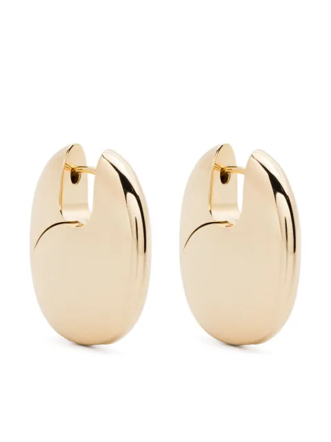 Tom Wood large Pebble hoop earrings