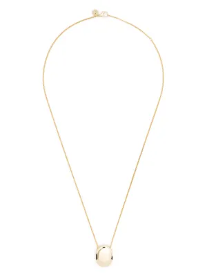 Tom Wood Pebble ネックレス | シルバートーン | FARFETCH JP
