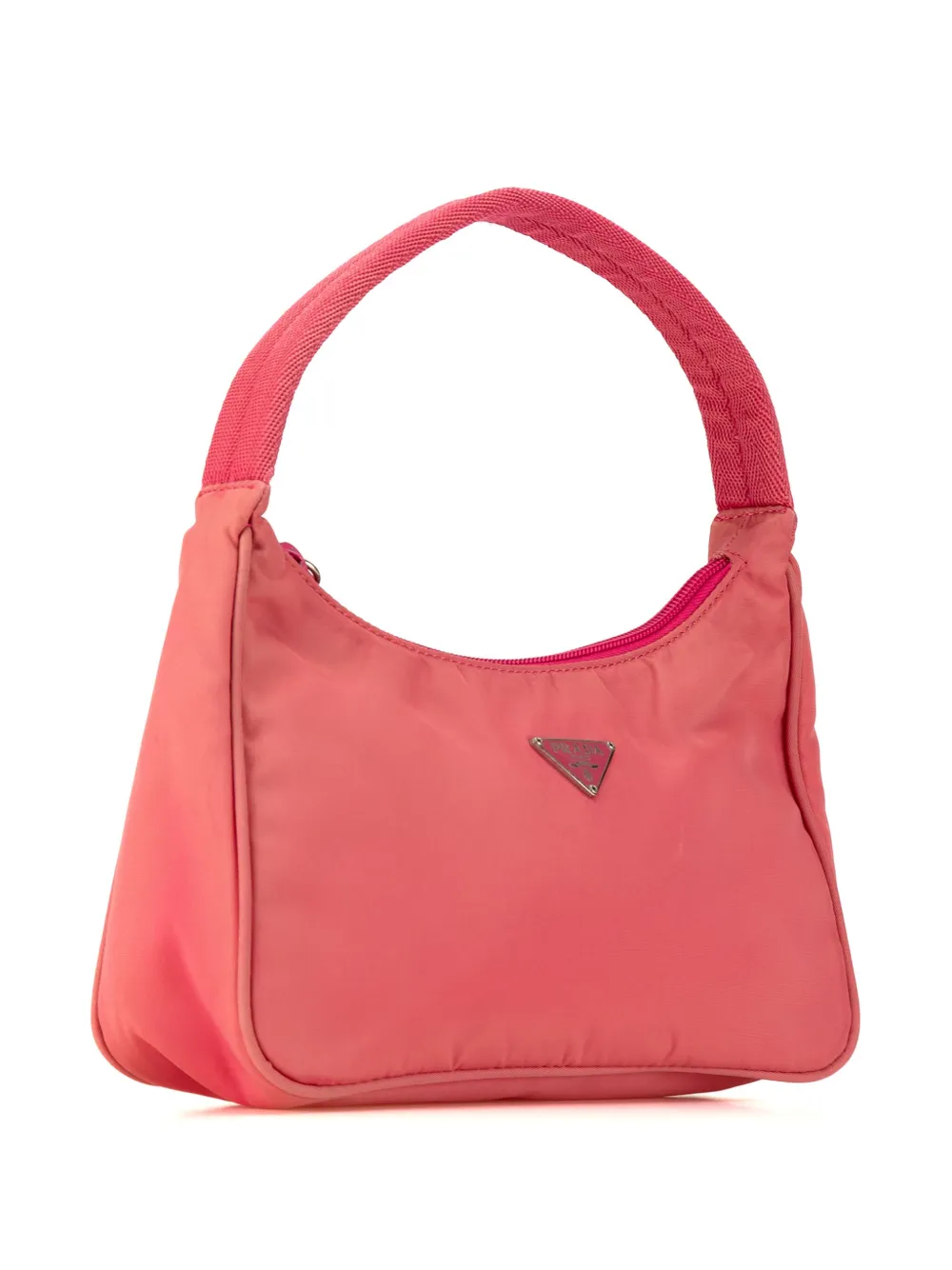 Pre-owned Prada 2000-2013 Tessuto Shoulder Bag In Pink
