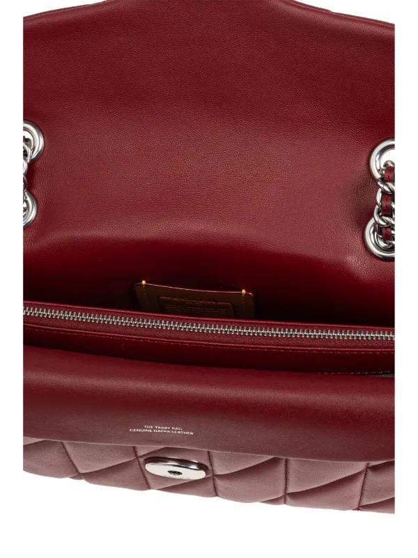 Coach bag with red interior deals