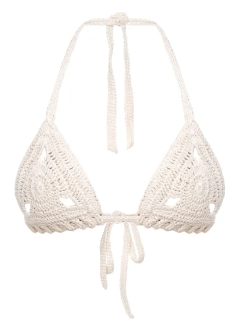 A.M.G. knitted bikini top
