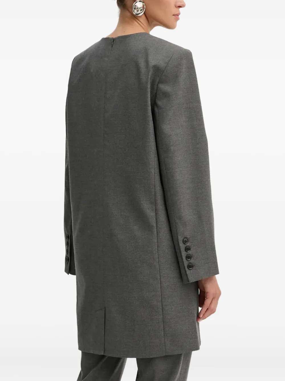 Gestuz Pocket Dress In Gray