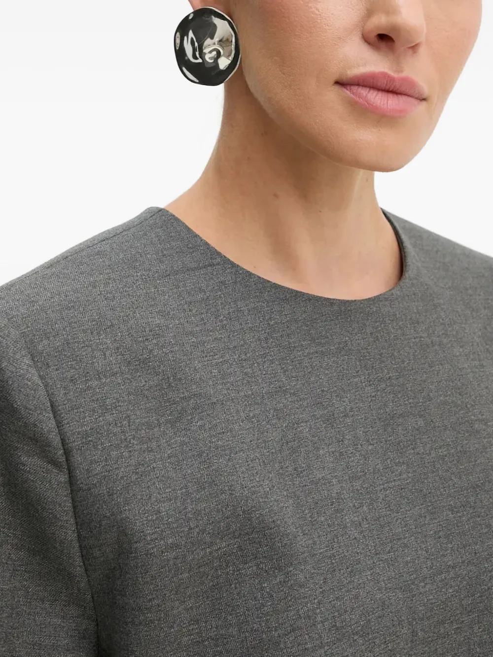 Gestuz Pocket Dress In Gray