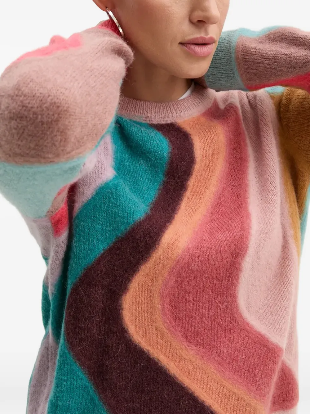 PS Paul Smith Trui met golvend patroon Roze