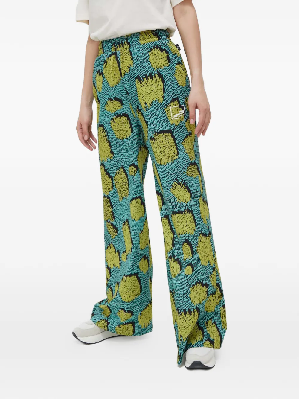 PUMA patterned trousers - Blu