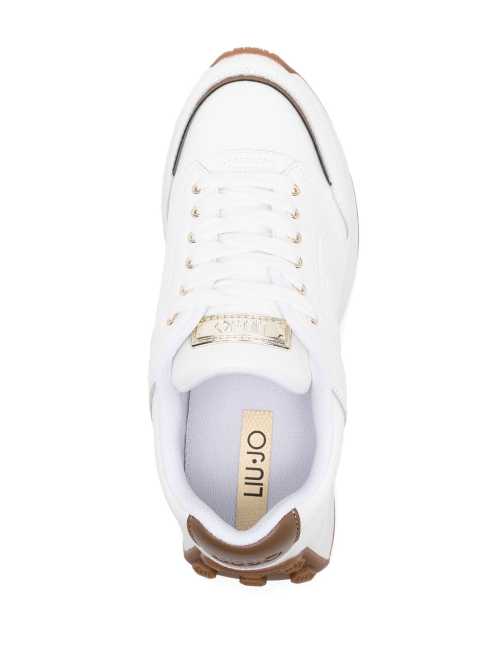 LIU JO Sneakers met logo-reliëf Wit