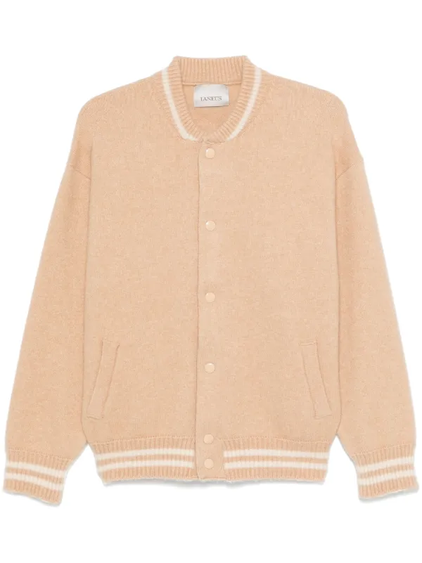 Laneus Knitted Bomber Jacket | Neutrals | FARFETCH Laneus Knitted Bomber Jacket | Neutrals | FARFETCH