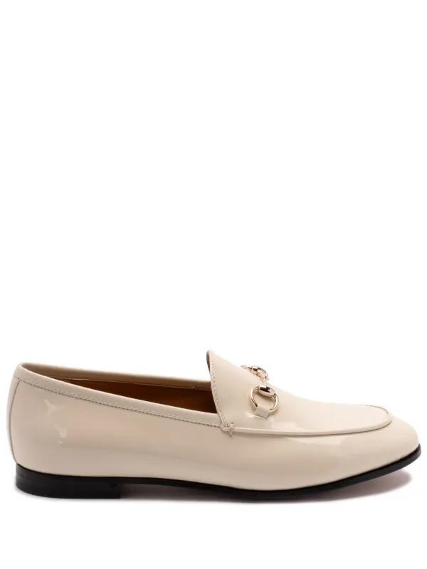 Gucci Horsebit detail loafers women Calf Leather Calf Leather Patent Calf Leather 36 Neutrals