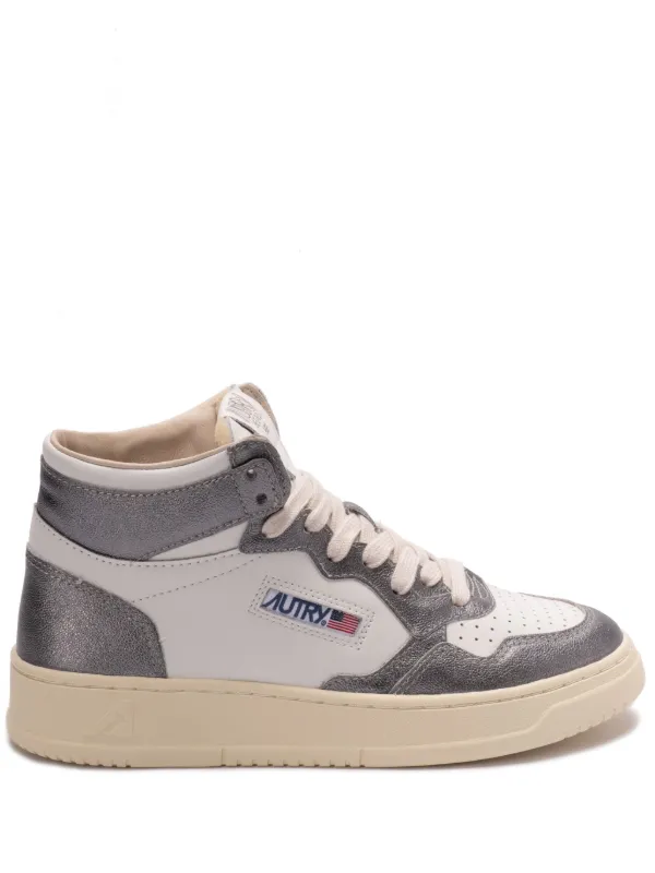 スニーカー Autry Medalist Mid Sneakers In White Light Grey Leather 25649839_55667354_600.jpg
