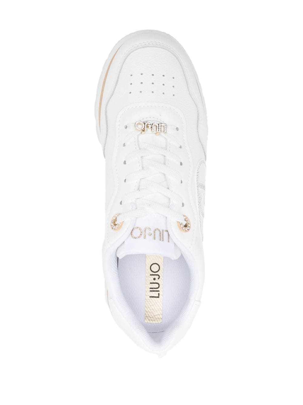 LIU JO Leren sneakers Wit