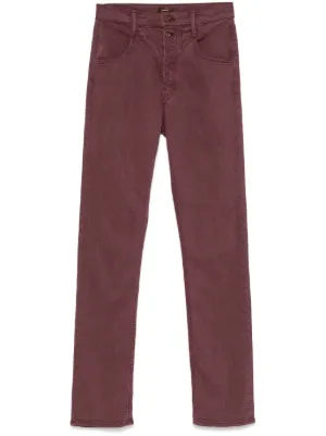 Loro Piana ストレート コーデュロイパンツ | レッド | FARFETCH JP