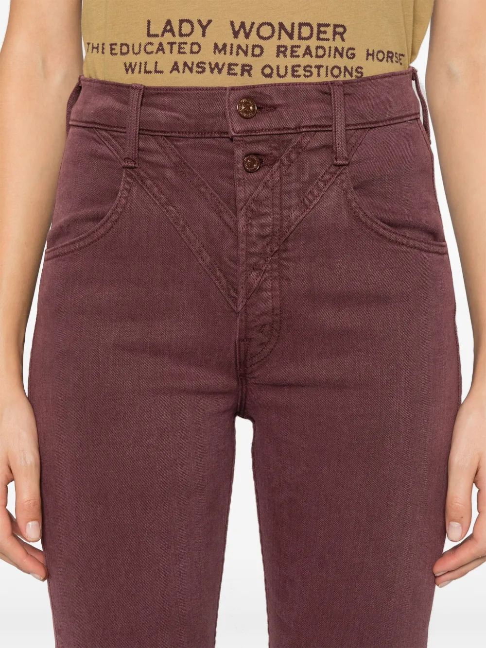 MOTHER THE ROCKY RIDER SKIMP TROUSERS