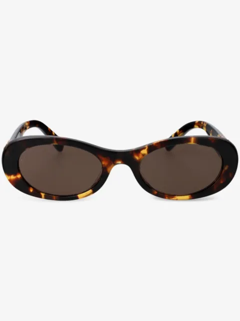 Miu Miu Eyewear Óculos de sol oval 06ZS
