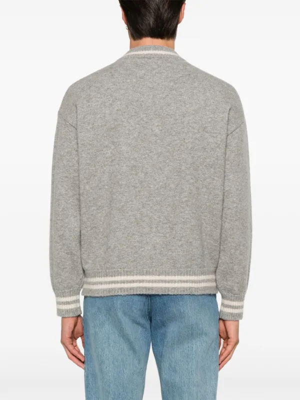 お値下げ！今期ラネウス　カシミアボンバージャケット Laneus ニット ボンバージャケット | グレー | FARFETCH JP