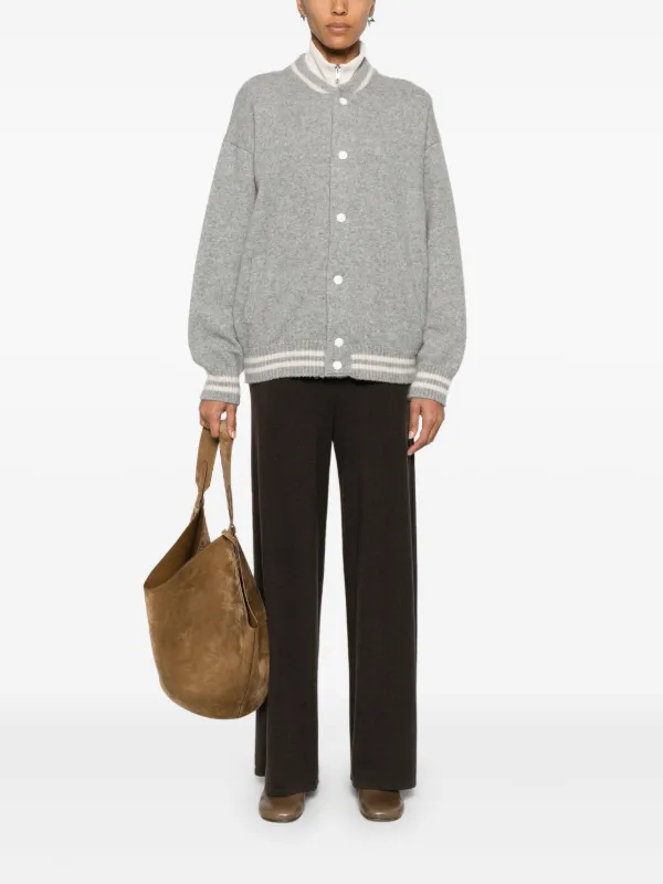 お値下げ！今期ラネウス　カシミアボンバージャケット Laneus ニット ボンバージャケット | グレー | FARFETCH JP