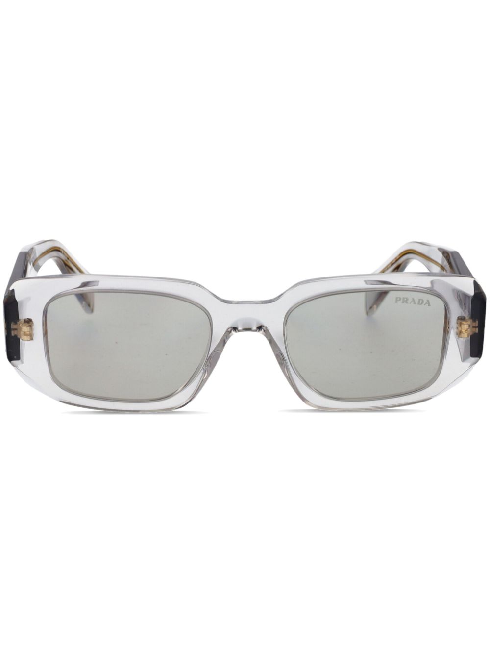 Prada Eyewear Zonnebril met vierkant montuur Wit