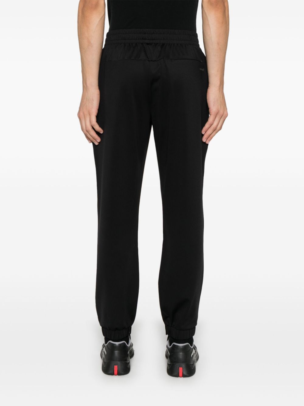 Shop Ea7 Logo-print Track Pants In Black