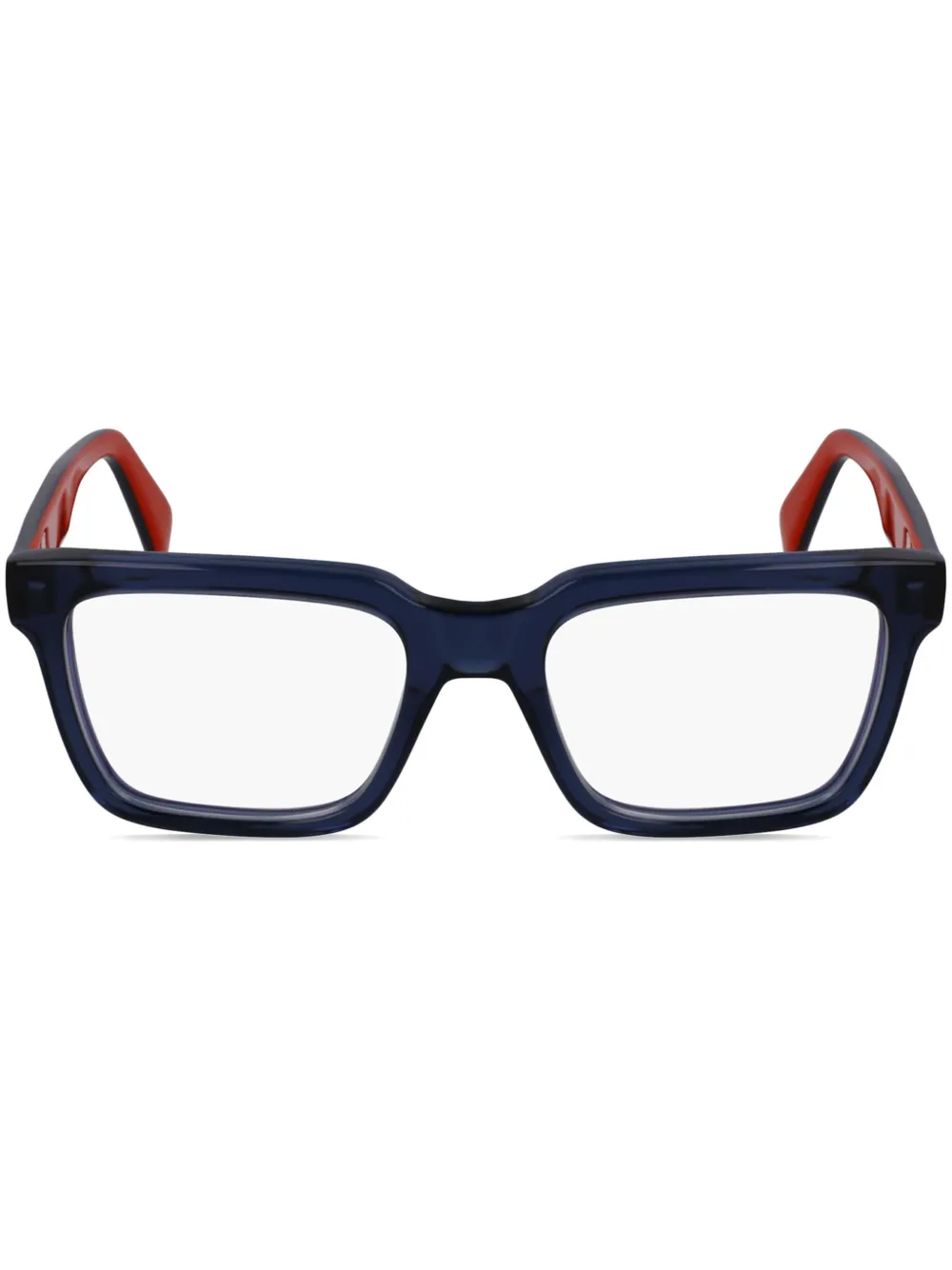 Paul Smith Langley rectangle-frame glasses | Blue | Image 1