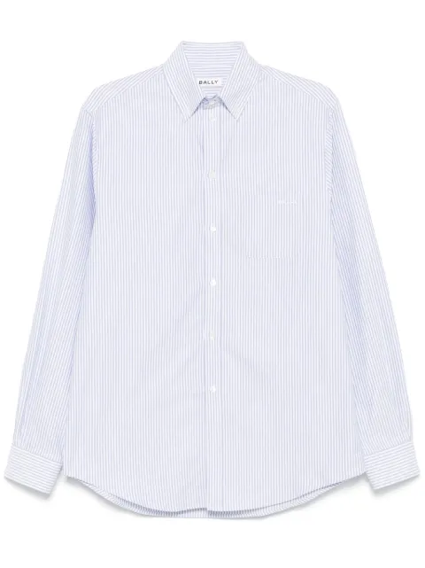 Bally camisa con rayas estampadas
