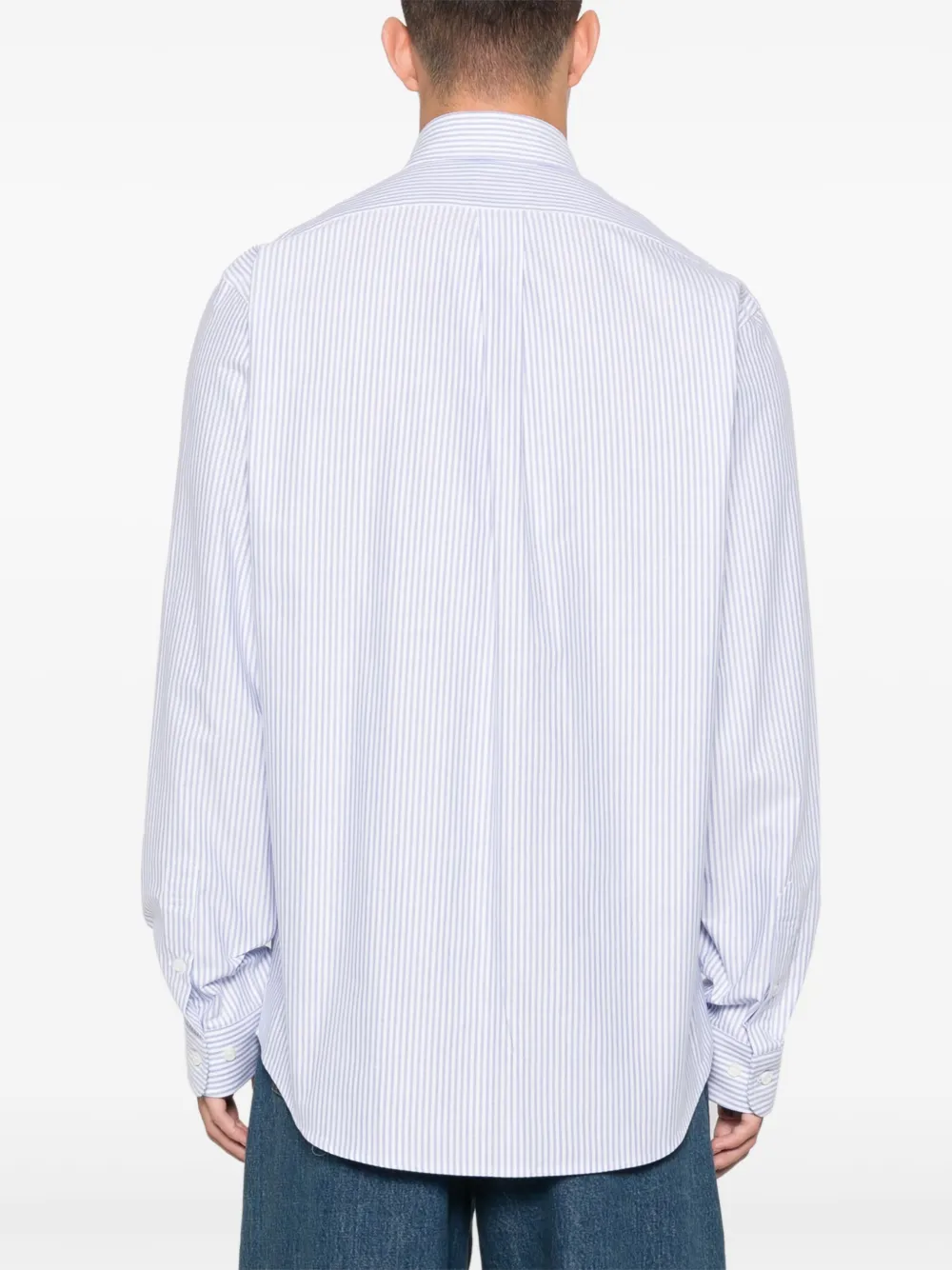 Bally Gestreept overhemd Blauw