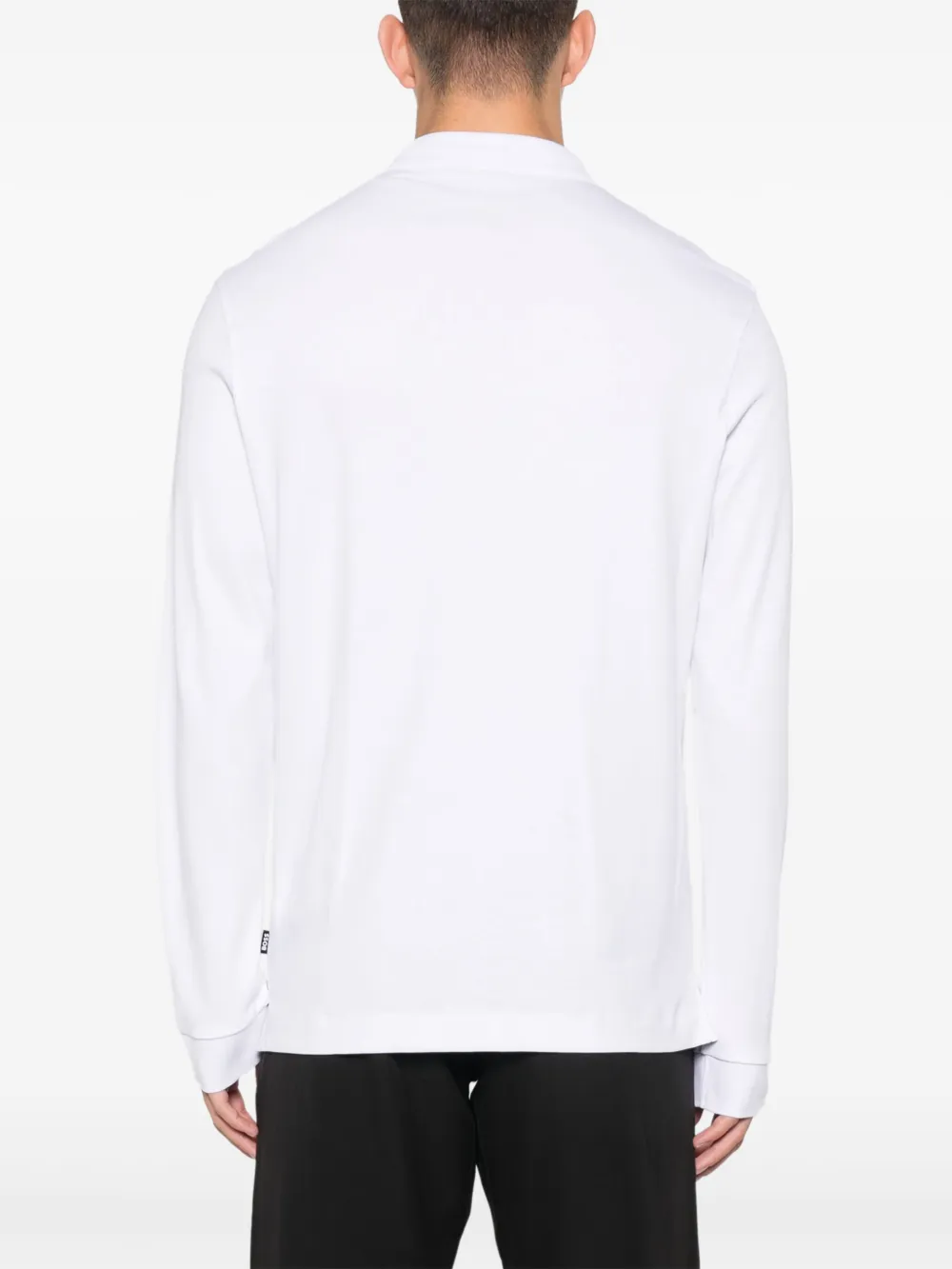 BOSS Katoenen poloshirt Wit