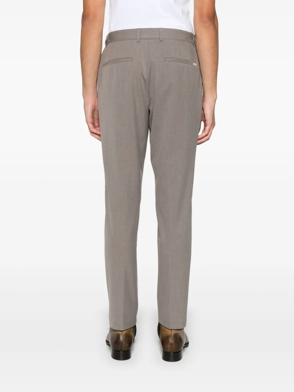 BOSS Broek met toelopende pijpen Grijs
